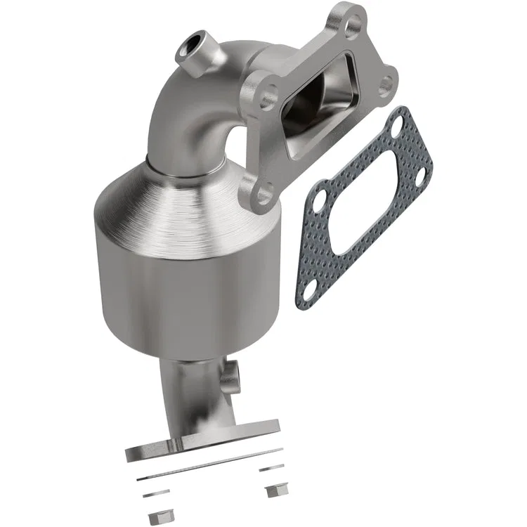 551903 – MAGNAFLOW Catalytic Converter, Stainless Steel Case Single Bolt-On Inlet Single Bolt-On Outlet 15-1/2 Inch O...